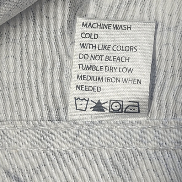 Truth Substance Common Sense  Printed Long Sleeve Button Down Shirt Mens Small - Picture 8 of 11